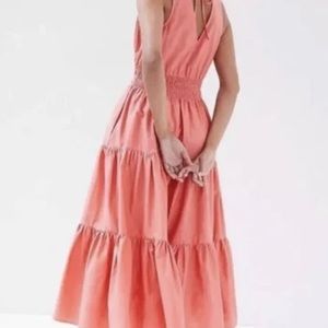 NWT Anthro Maeve Tiered maxi dress